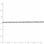 Load image into Gallery viewer, Leslies 14K White Gold Singapore Chain Necklace Length 16'' inches
