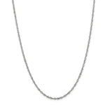 Load image into Gallery viewer, Leslies 14K White Gold Singapore Chain Necklace Length 16'' inches