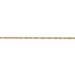 Load image into Gallery viewer, Leslies 14K Yellow Gold Singapore Chain w/Lock Necklace Length 16'' inches