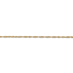 Load image into Gallery viewer, Leslies 14K Yellow Gold Singapore Chain w/Lock Bracelet Length 9'' inches