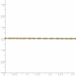 Load image into Gallery viewer, Leslies 14K Yellow Gold Singapore Chain w/Lock Bracelet Length 9'' inches