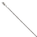 Load image into Gallery viewer, Leslies 14K White Gold Singapore Chain w/ Lock Anklet Length 10'' inches