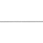 Load image into Gallery viewer, Leslies 14K White Gold Pendant Rope Chain Necklace Length 16'' inches