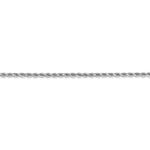 Load image into Gallery viewer, Leslies 14K White Gold 2mm Diamond Cut Rope Chain Bracelet Length 7'' inches