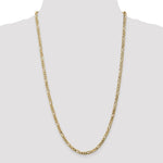 Load image into Gallery viewer, Leslies 14K Yellow Gold 4mm Flat Figaro Bracelet Length 7'' inches