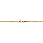 Load image into Gallery viewer, Leslies 14K Yellow Gold Singapore Chain Necklace Length 16'' inches