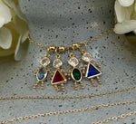 Load image into Gallery viewer, Birthstone Kids - Girls and Boys Pendants, Spacer Beads, Chains, Necklaces in 10K 14K Gold - all Months
