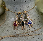 Load image into Gallery viewer, Birthstone Kids - Girls and Boys Pendants, Spacer Beads, Chains, Necklaces in 10K 14K Gold - all Months