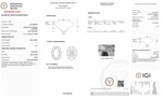 Load image into Gallery viewer, Certified 3 Carat Oval cut Lab Grown Loose Diamond Clarity/Color VS1 F - with IGI Certification