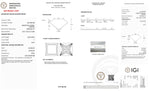 Load image into Gallery viewer, Certified 2 Carat Princess cut Lab Grown Loose Diamond Clarity/Color VVS2 F - IGI Certification