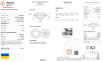 Load image into Gallery viewer, Certified 1.19 Carat Round Loose Lab Grown Diamond VS1 H Ideal Cut with IGI Certification Lab Report Certificate