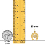 Load image into Gallery viewer, 14K Yellow Gold Horseshoe Charm with Chain Necklace options