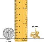 Load image into Gallery viewer, 14K Yellow Gold Open Back Cat Charm with Chain Necklace options