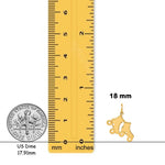 Load image into Gallery viewer, 14K Yellow Gold Roller Skates Charm with Chain Necklace options