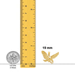 Load image into Gallery viewer, 14K Yellow Gold Solid Polished Eagle Pendant with Chain Necklace options