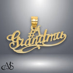 Load image into Gallery viewer, 14K Yellow Gold #1 GRANDMA Charm with Necklace Chain Options
