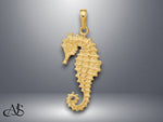 Load image into Gallery viewer, 14K Yellow Gold Pelican Pendant with Necklace Chain Options