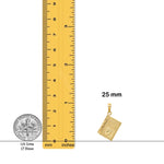 Load image into Gallery viewer, 14K Yellow Gold 3-D Moveable Pages Serenity Prayer Book Pendant with Necklace Chain Options