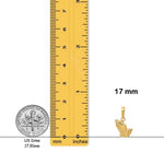 Load image into Gallery viewer, 14K Yellow Gold Praying Hands Pendant with Necklace Chain Options