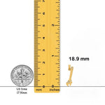 Load image into Gallery viewer, 14K Yellow Gold 3-D Adjustable Wrench Charm with Necklace Chain Options
