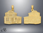 Load image into Gallery viewer, 14K Yellow Gold The manse bed and breakfast - cape may, NJ Charm with Necklace Chain Options