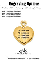 Load image into Gallery viewer, 14K Yellow Gold Diamond Vintage Filigree Pink Fabric Interior 24mm Heart Locket | Build Your Locket Necklace with Engraving, Photo insertions, and Chain Options