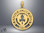 Load image into Gallery viewer, 14K Yellow Gold KENNEBUNKPORT Dolphins Charm with Necklace Chain Options