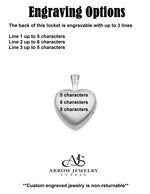 Load image into Gallery viewer, Sterling Silver Rhodium-plated 20mm D/C Grandma Heart Locket | Build Your Locket Necklace with Engraving, Photo insertions, and Chain Options