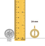 Load image into Gallery viewer, 14K Yellow Gold MYSTIC CT Lighthouse Charm with Necklace Chain Options