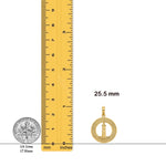 Load image into Gallery viewer, 14K Yellow Gold HILTON HEAD Lighthouse Round Charm with Necklace Chain Options