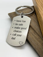 Load image into Gallery viewer, Call Your Grandma Key Chain - Grandpa Mom Dad Sister Brother Aunt Uncle Memaw