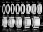Load image into Gallery viewer, 14K White Gold Wedding Band: European Comfort Fit, Free Engraving