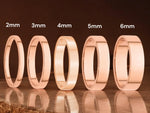 Load image into Gallery viewer, 10K Solid Gold Flat Wedding Band with Free Engraving (2mm-6mm)