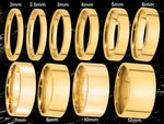 Load image into Gallery viewer, 10K Solid Yellow Gold Comfort Fit Wedding Band - Engraving Available