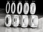 Load image into Gallery viewer, 10K White Gold Comfort Fit Wedding Band: Free Engraving