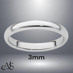 Load image into Gallery viewer, Solid 950 Platinum Wedding Band Ring: Comfort Fit, Free Engraving