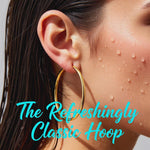 Load image into Gallery viewer, Gold Endless Hoop Earrings 10K and 14K - Extra-Small to Extra-Large Sizes Lightweight Thin 1.50mm