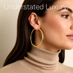 Load image into Gallery viewer, Gold Endless Hoop Earrings 14K - Extra-Small to Extra-Large Sizes Lightweight Thin 3mm