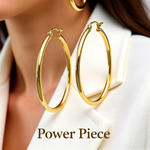 Load image into Gallery viewer, Gold Polished Classic Tube Hinged Wire Hoop Earrings 14K Yelllow White and Rose Gold - Lightweight Thin 2mm