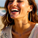 Load image into Gallery viewer, Gold Polished Classic Tube Hinged Wire Hoop Earrings 14K Yelllow White and Rose Gold - Lightweight Thin 3mm