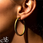 Load image into Gallery viewer, Gold Twist Diamond-cut Texture Omega Clip Backs Hoop Earrings - 14K Yellow and White Gold Lightweight Thin 4mm