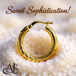 Load image into Gallery viewer, 14K Yellow and White Gold Twist Diamond-cut Texture Hoop Earrings - Lightweight Thin 3mm