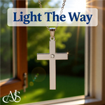 Load image into Gallery viewer, Diamond Accent Engravable 14K Gold Cross Pendants