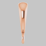 Load image into Gallery viewer, Tapered Semi-Polished Bail with ring in 10K/14K/18K Yellow White Rose Gold, Platinum and Sterling Silver - Jewelry Findings