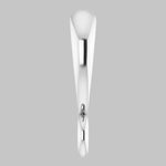 Load image into Gallery viewer, Tapered Semi-Polished Bail with ring in 10K/14K/18K Yellow White Rose Gold, Platinum and Sterling Silver - Jewelry Findings