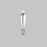 Load image into Gallery viewer, Tapered Snap On Bail with ring in 10K/14K/18K Yellow White Rose Gold, Sterling Silver and Platinum - Jewelry Findings