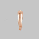 Load image into Gallery viewer, Tapered Snap On Bail with ring in 10K/14K/18K Yellow White Rose Gold, Sterling Silver and Platinum - Jewelry Findings