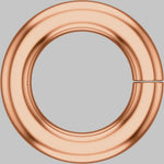 Load image into Gallery viewer, Round Jump O Rings Connectors in Solid 10K/14K/18K Yellow White Rose Gold and Platinum - Jewelry Findings