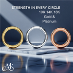 Load image into Gallery viewer, Round Jump O Rings Connectors in Solid 10K/14K/18K Yellow White Rose Gold and Platinum - Jewelry Findings
