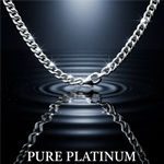 Load image into Gallery viewer, Curb Link 950 Platinum Chain Necklace 1.0mm, 1.80mm, 2.70mm Widths
